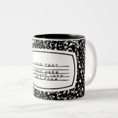 Zusammensetzungsbuch Zweifarbige Tasse (VorderseiteRechts)