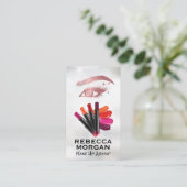 zusammenstellen | Lipstick - Farben Visitenkarte (Stehend Vorderseite)