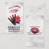 zusammenstellen | Lipstick - Farben Visitenkarte (Vorne/Hinten)