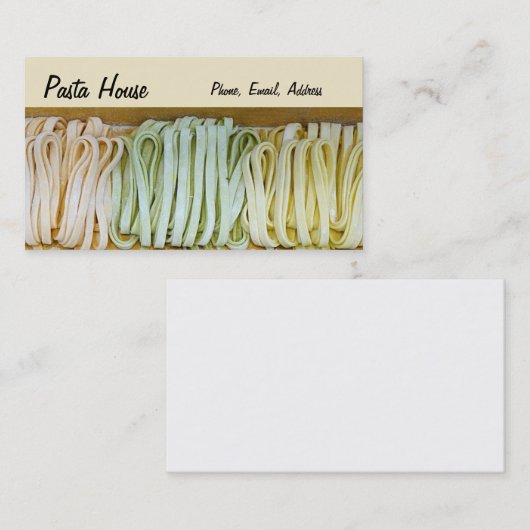 Zusammenstellung der frischen, handgemachten visitenkarte (Vorne/Hinten)