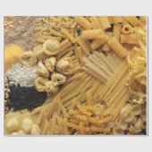 Zusammenstellung der getrockneten Teigwaren Geschenkpapier (Flach)