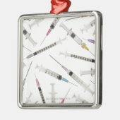 Zusammenstellung der Spritzen in den verschiedenen Silbernes Ornament (Links)
