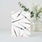 Zusammenstellung der Spritzen in verschiedenen Grö Postkarte (Stehend Vorderseite)