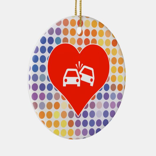 Zusammenstoß-Fan Keramikornament (Rechts)