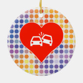 Zusammenstoß-Fan Keramikornament (Hinten)