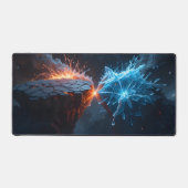 Zusammenstoß von Kräften Schreibtischunterlage (Vorderseite)