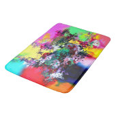 Zusammenstoßende Farben Badematte (Schrägansicht)