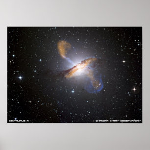Zusammenstoßende Galaxien Poster