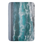 Zusammenstoßende Ozean-Wellen Badematte (Vorderseite Vertikal)