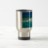 Zusammenstoßende Wellen Reisebecher (Mittel)