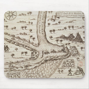 Zusammenströmen des Nigers Mousepad