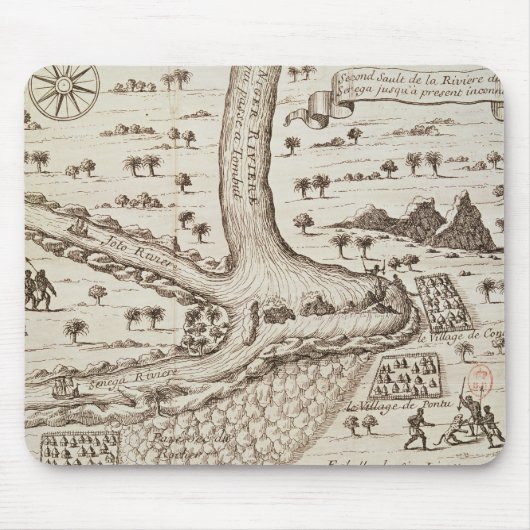 Zusammenströmen des Nigers Mousepad (Vorne)