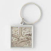 Zusammenströmen des Nigers Schlüsselanhänger (Vorne)