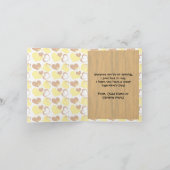 Zusammentreffen Erdnussbutter Valentine Feiertagskarte (Innenseite)