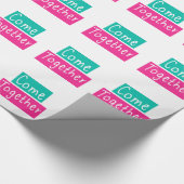 Zusammentreffen Geschenkpapier (Ecke)