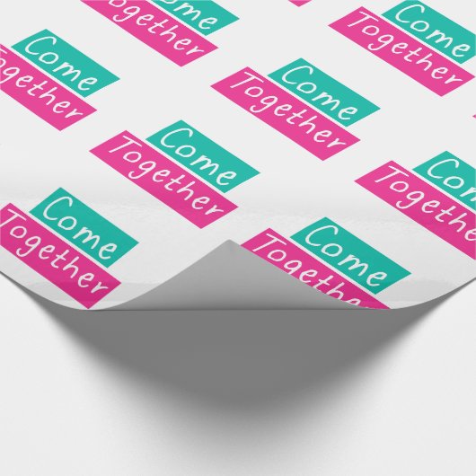 Zusammentreffen Geschenkpapier (Ecke)