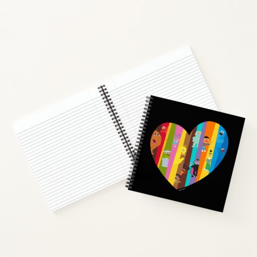 Zusammentreffen Herz Notizblock (Innenseite)
