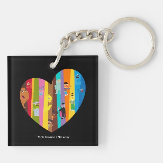 Zusammentreffen Herz Schlüsselanhänger (Rückseite)