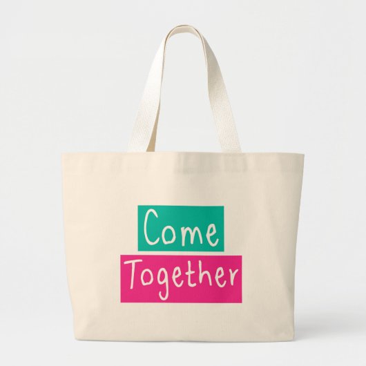 Zusammentreffen Jumbo Stoffbeutel (Vorne)