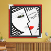 Zusammentreffen Leinwanddruck (Insitu (Wohnzimmer))