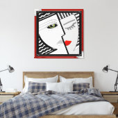 Zusammentreffen Leinwanddruck (Insitu (Schlafzimmer))