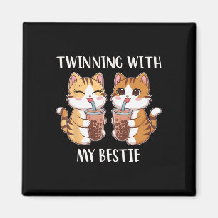 Zusammentreffen mit meiner Bestie zwei Niedliche K Magnet