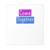 Zusammentreffen Notizblock (Vorderseite)