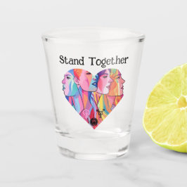 Zusammentreffen Schnapsglas