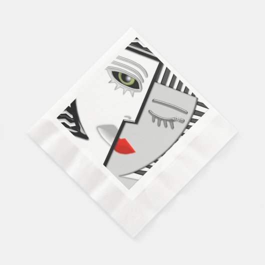 Zusammentreffen Serviette (Ecke)