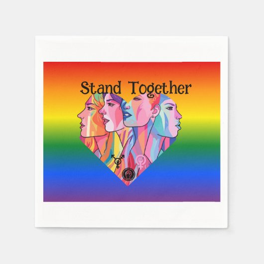 Zusammentreffen Serviette (Vorderseite)