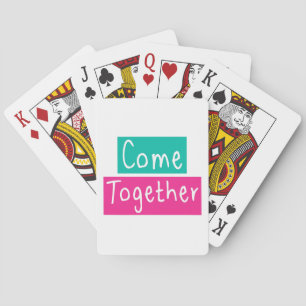 Zusammentreffen Spielkarten