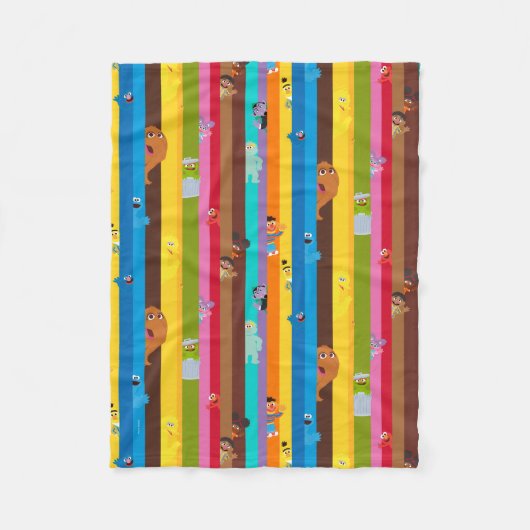 Zusammenwirken von Stripmuster Fleecedecke (Vorderseite)