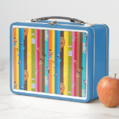 Zusammenwirken von Stripmuster Metall Brotdose (Beispiel)