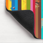 Zusammenwirken von Stripmuster Mousepad (Ecke)