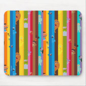 Zusammenwirken von Stripmuster Mousepad (Vorne)