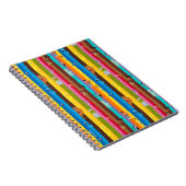 Zusammenwirken von Stripmuster Notizblock (Rechte Seite)