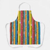 Zusammenwirken von Stripmuster Schürze (Vorderseite)