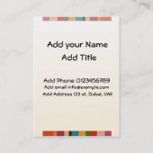 Zusatz-Visitenkarte Visitenkarte (Rückseite)