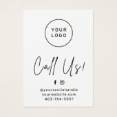 Zusatzkarte für Haarverlängerungen nach der Pflege (Vorderseite)