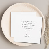 Zusätzliche dankbare Ankündigung der Schwangerscha