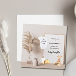 Zusätzliche dankbare Ankündigung der Schwangerscha