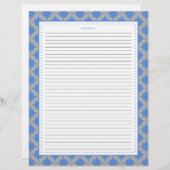 Zusätzliche Rezeptseiten für Blue Retro Star (Vorne/Hinten)