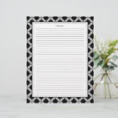 Zusätzliche schwarze Retro-Star-Seiten (Stehend Vorderseite)