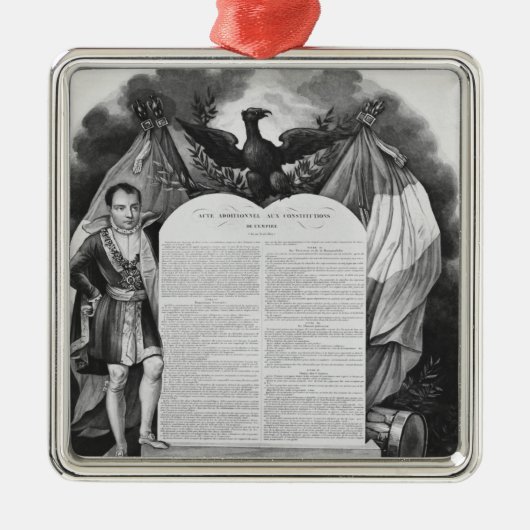 Zusätzliche Tat vom 22. April 1815 Silbernes Ornament (Vorne)