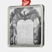 Zusätzliche Tat vom 22. April 1815 Silbernes Ornament (Links)