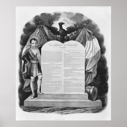 Zusätzlicher Rechtsakt vom 22. April 1815 Poster (Vorne)