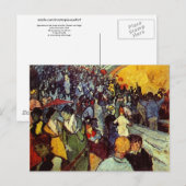 Zuschauer in der Arena bei Arles Van Gogh Kunstmus Postkarte (Vorne/Hinten)