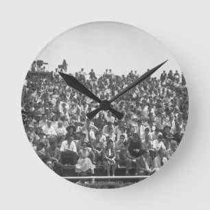 Zuschauer Runde Wanduhr