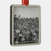 Zuschauer Silbernes Ornament (Rechts)