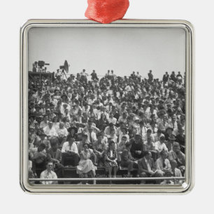 Zuschauer Silbernes Ornament